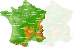 Carte de France des ligues moto cross