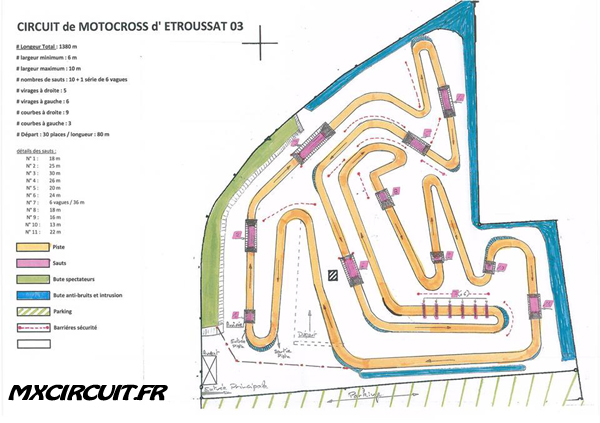 Photo 2 du Circuit Moto Cross de Etroussat