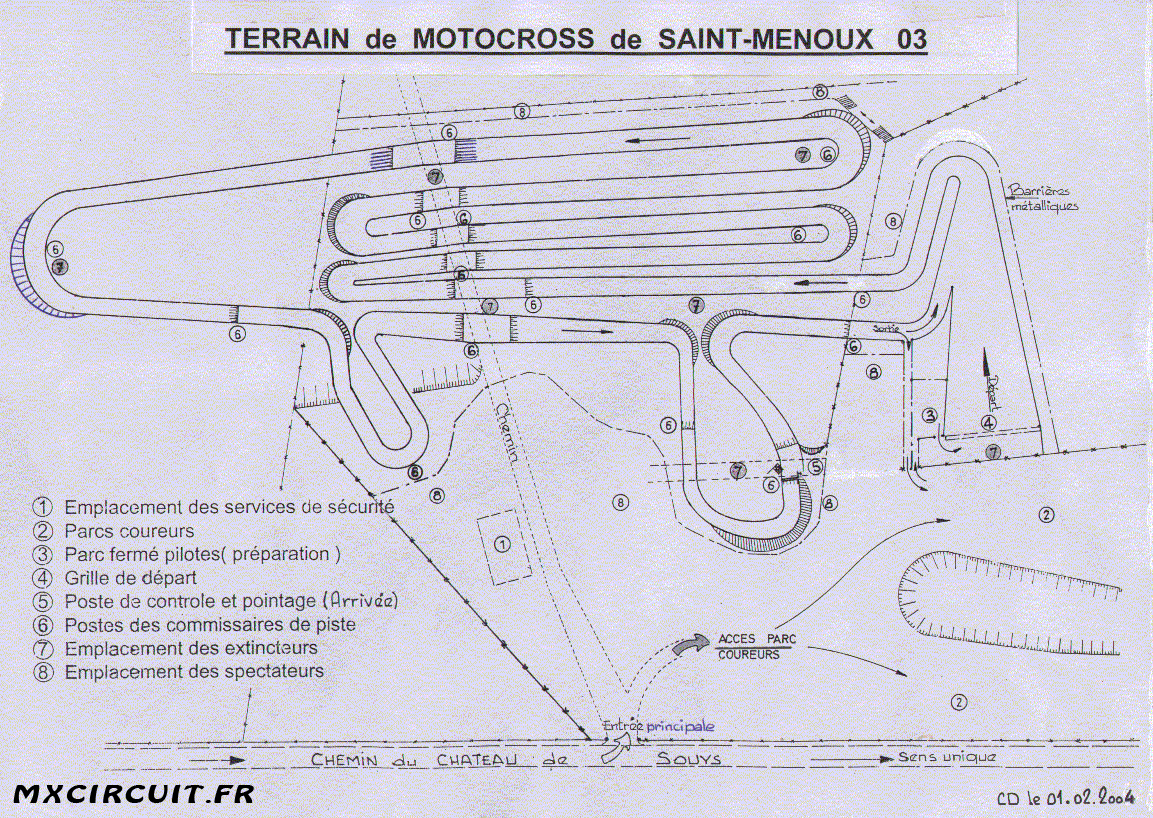 Photo 1 du Circuit Moto Cross des Carrières de Souys - Saint Menoux