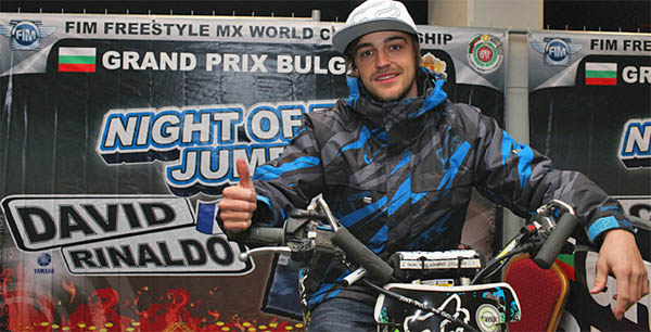 David Rinaldo freestyle motocross FMX Chine 2013