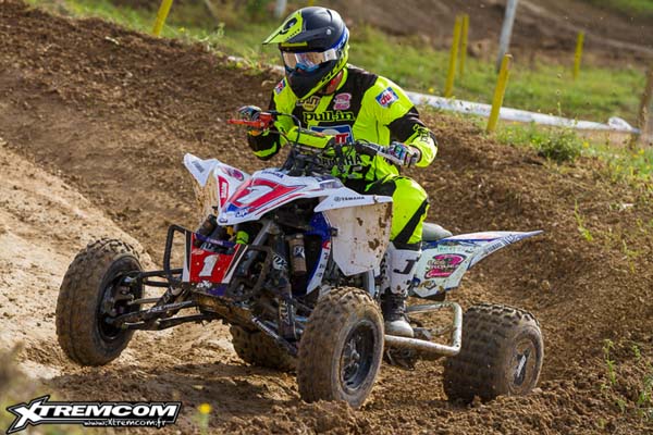 Jeremie Warnia couronn champion de France de quad cross 2014