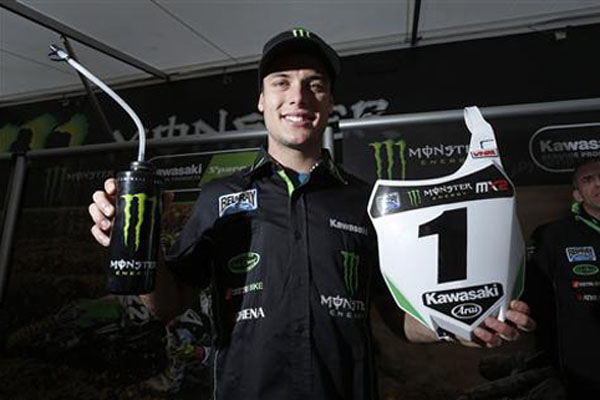 Jordi Tixier chez Kawasaki Monster Energy MX2 Racing pour 2015