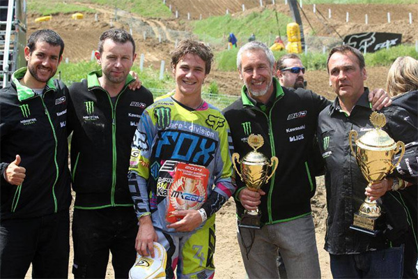 Victoire de Jorge-Zaragoza au GP motocross emx250 Sevlievo Bulgarie 2014