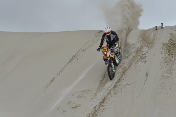 Kurt Caselli Dakar 2013 etape 11 moto