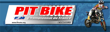 Logo du championnat de France pit bike