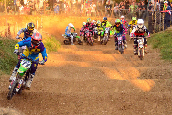 championnat de France de Pit Bike Bédée 2014 Podium surprise pour Mickaël Maschio