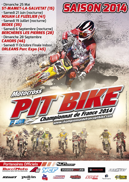 Championnat de France Pit Bike motocross 2014 Saint Mamet La Salvetat dans le 15 en Auvergne