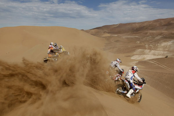 Dakar 2013 moto dunes etape 6