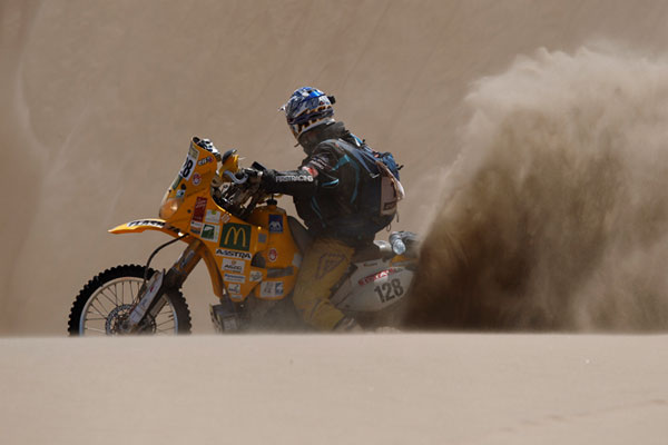 Dakar 2012 dunes moto