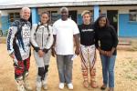 Alvaro Bautista prte main forte  Rider for Health en Afrique