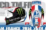Dcouvrez les casques de lquipe de France pour le motocross des nations 2014