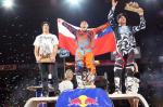 Championnat du Monde Motocross Freestyle Riga Lettonie 2011 - Victoire Javier Villegas, Rmi Bizouard 2me