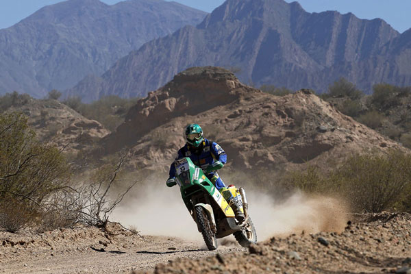 Moto Dakar 2011 étape 12