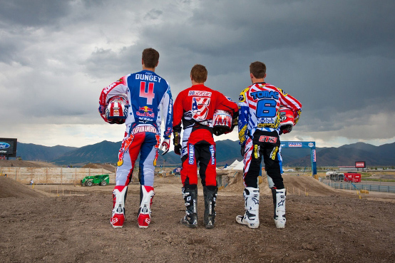 Team USA, Ryan Dungey, Jeremy Martin et Eli Tomac sont prêts pour le motocross des nations 2014 MXON MXDN