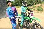 Rmi Bizouard fait dcouvrir le FMX au clbre youtubeur Tibo InShape