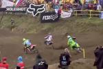 Romain Febvre Vs Gautier Paulin Vs Clment Desalle au MXGP de Loket