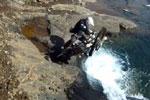 Le canyoning en YZ250F, un grand moment de bonheur