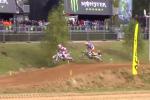 La grosse attaque de Gautier Paulin sur Aleksandr Tonkov au MXDN 2014