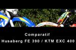 Comparatif enduro entre Husaberg 390 FE et KTM 400 EX-C 2010