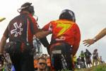Le crash de james stewart lors du motocross ama Unadilla 2012