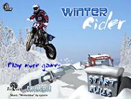 Jeu Flash Winter Rider Motocross