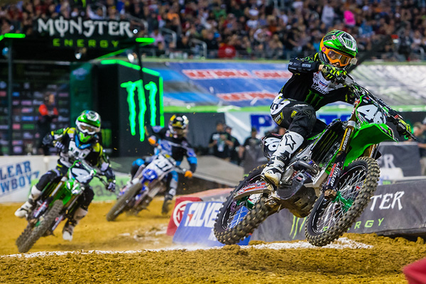 Adam Cianciarulo Blake Baggett supercross Dallas Arlington 2014