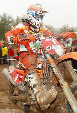 Johnny Aubert enduro wec 2009 Espagne