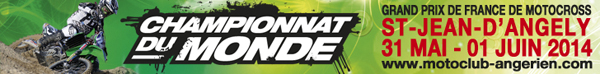 GP motocross Saint Jean d'Angély 2014 championnat du monde