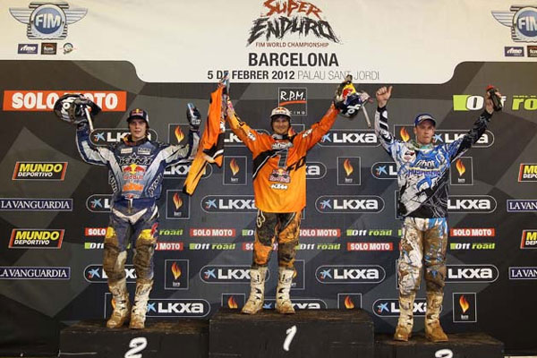 Taddy Blazusiak champion SuperEnduro 2012
