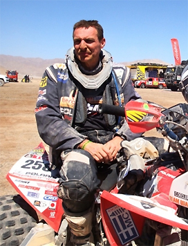 Christophe Declerck dakar 2010