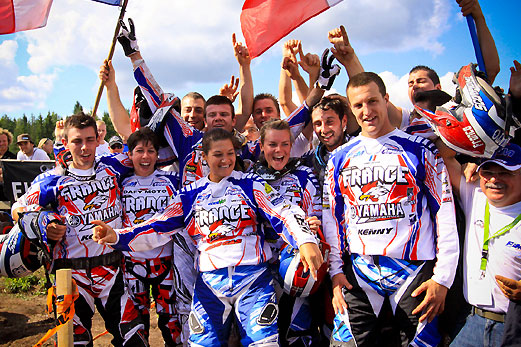 équipe de France Féminine et Junior championne ISDE 2011