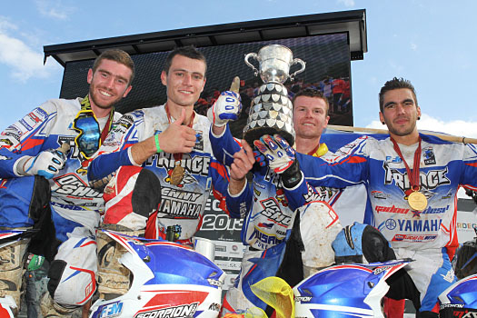 équipe de France Junior chaampionne du monde d'enduro ISDE 2013