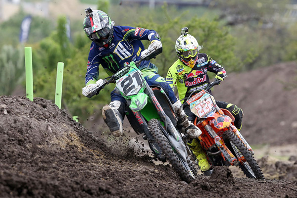 Gautier Paulin contre Antonio Cairoli GP motocross MXGP Mexique Leon 2014 Victoire du Français