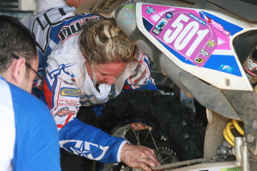 Geraldine Fournel Husaberg Equipe Feminine isde 2013 jour 1