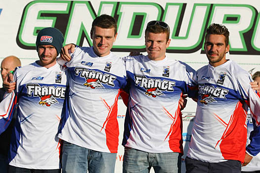 ISDE 2013 equipe France enduro Larrieu Rohmer Bellino Servajean