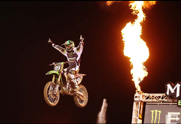 supercross anaheim 3 2009 victoire Jake Weimer