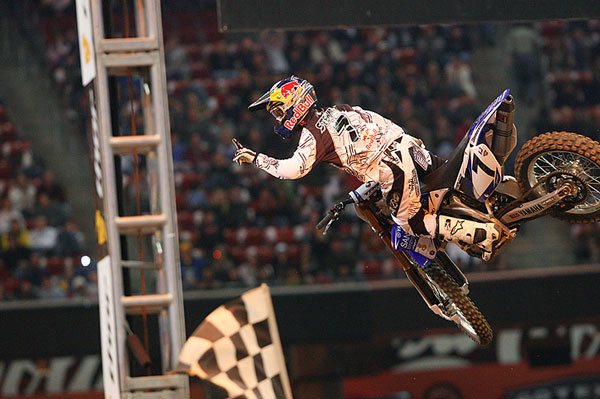 Supercross de Houston 2009 victoire de James Stewart