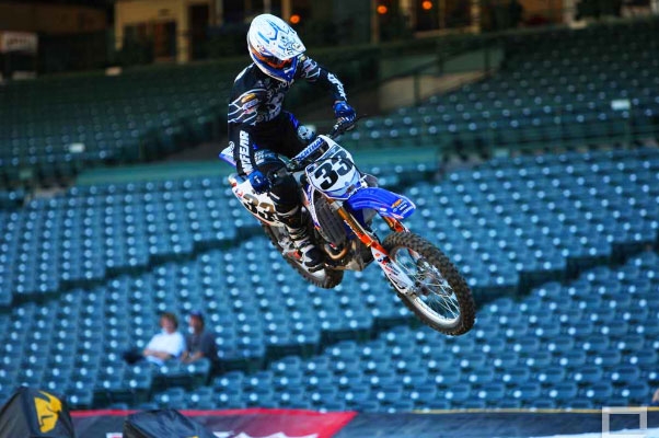 Entrainement de Josh Grant au supercross d'Anaheim 2 2009