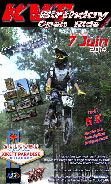 Le KVT Birthday Open Ride 2014 Fabulous Bikett Paradise