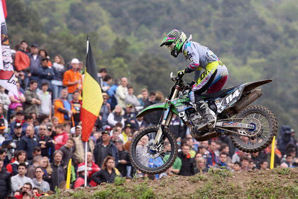 Livia Lancelot Kawasaki GP motocross WMX Italie Arco Di Trento 2014