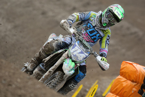 Livia Lancelot au Grand Prix motocross WMX Arco Di Trento Italie 2014