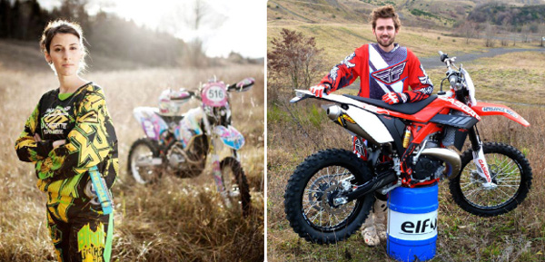 Marie Pierre Martinez et Romain Gioffre à la conquête de l'ErzbergRodeo 2014