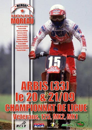 Memory Honda Moreau 2014 les 20 et 21 septembre 