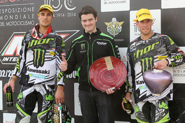 Podium Montevarchi Gautier Paulin et Steven Frossard