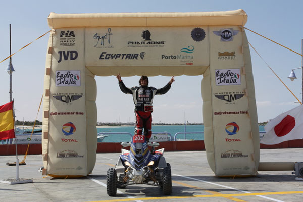 Patronelli vainqueur rallye des Pharaons 2010
