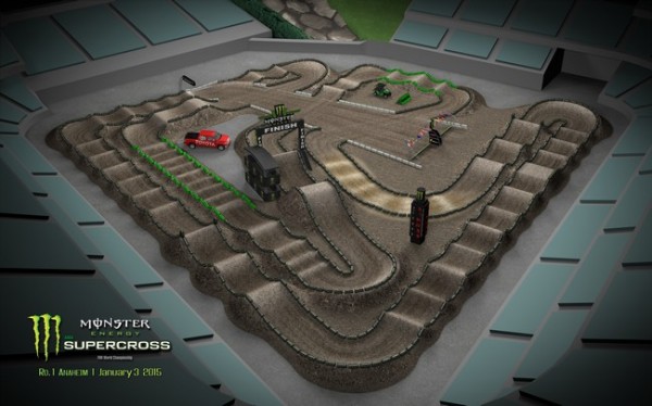supercross ama Anaheim 1 2015 - Angel Stadium d'Anaheim - 3 janvier