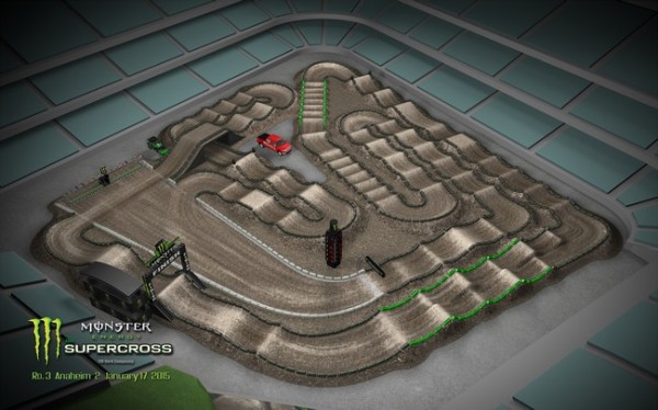 Supercross ama Anaheim 2 2015 - Angel Stadium d'Anaheim - 17 janvier
