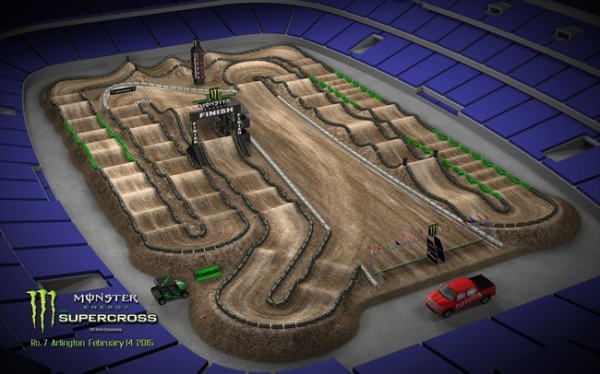 Supercross ama Arlington 2015 - AT&T Stadium - 14 février