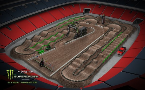 Supercross ama Atlanta 1 2015 - Georgia Dome - 21 février