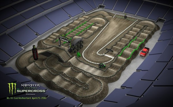Supercross ama East Rutherford 2015 - MetLife Stadium - 25 avril